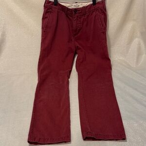 Hollister Men's Burgundy Chinos